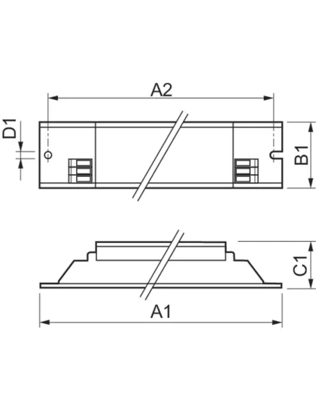 Alimentation Philips HF2B136 HF-B136 TL-D EII 220-240 V 50/60 Hz